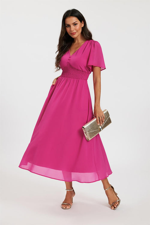 slim fit dress slacks Rosina Midi Dress